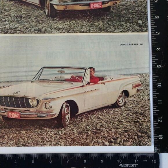 1961 Dodge 1962 Lancer Polara Dart Red White Cars 2+pg 21x13‎ Vtg 60s PRINT AD- - Picture 10 of 13